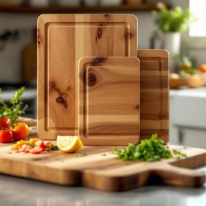handcrafted maple cutting board set