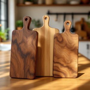 premium handcrafted wooden cutting board set